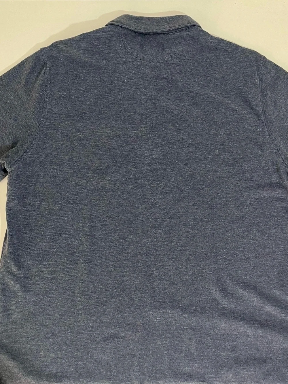 Banana Republic MEN’s Wicking Pique Polo Size XL 100% Cotton Color Blue